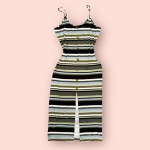 No‎ Boundaries Multicolor Striped Jumpsuit